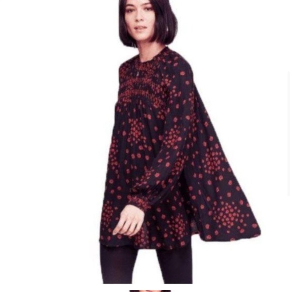 Free people xs smocked tunic